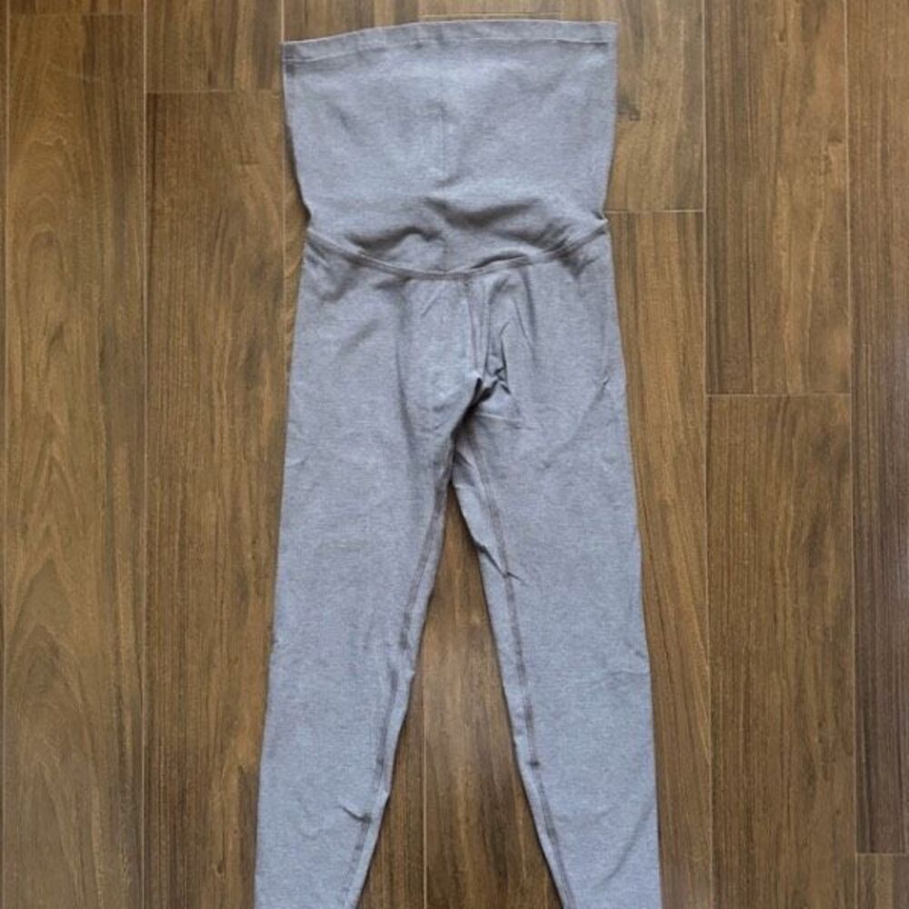 Beyond the bump S heather light brown midi legging